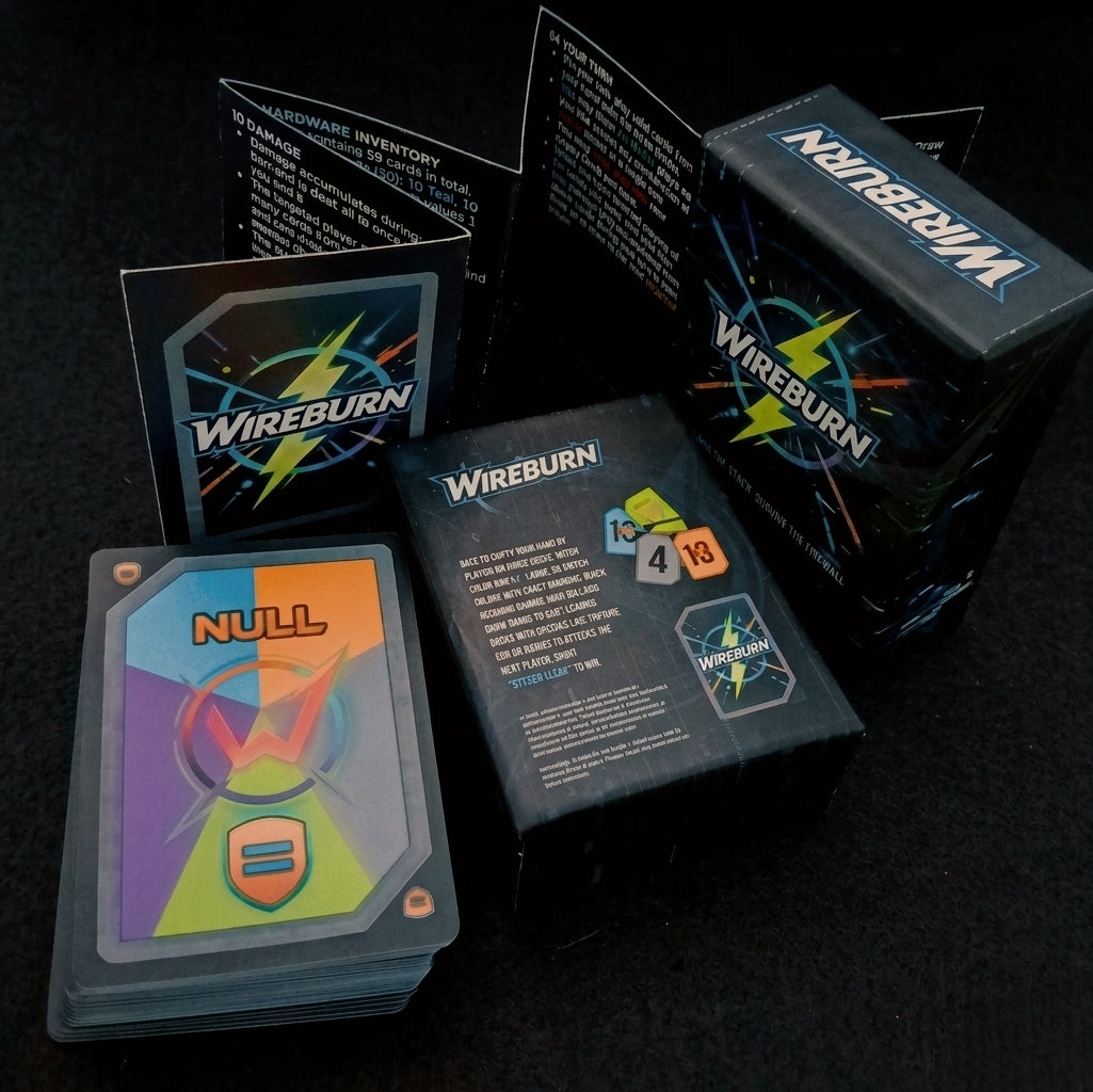 Wireburn – Cyberpunk Strategy Card Game (2–6 Players)