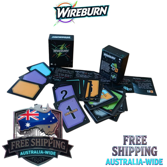 Wireburn – Cyberpunk Strategy Card Game (2–6 Players)