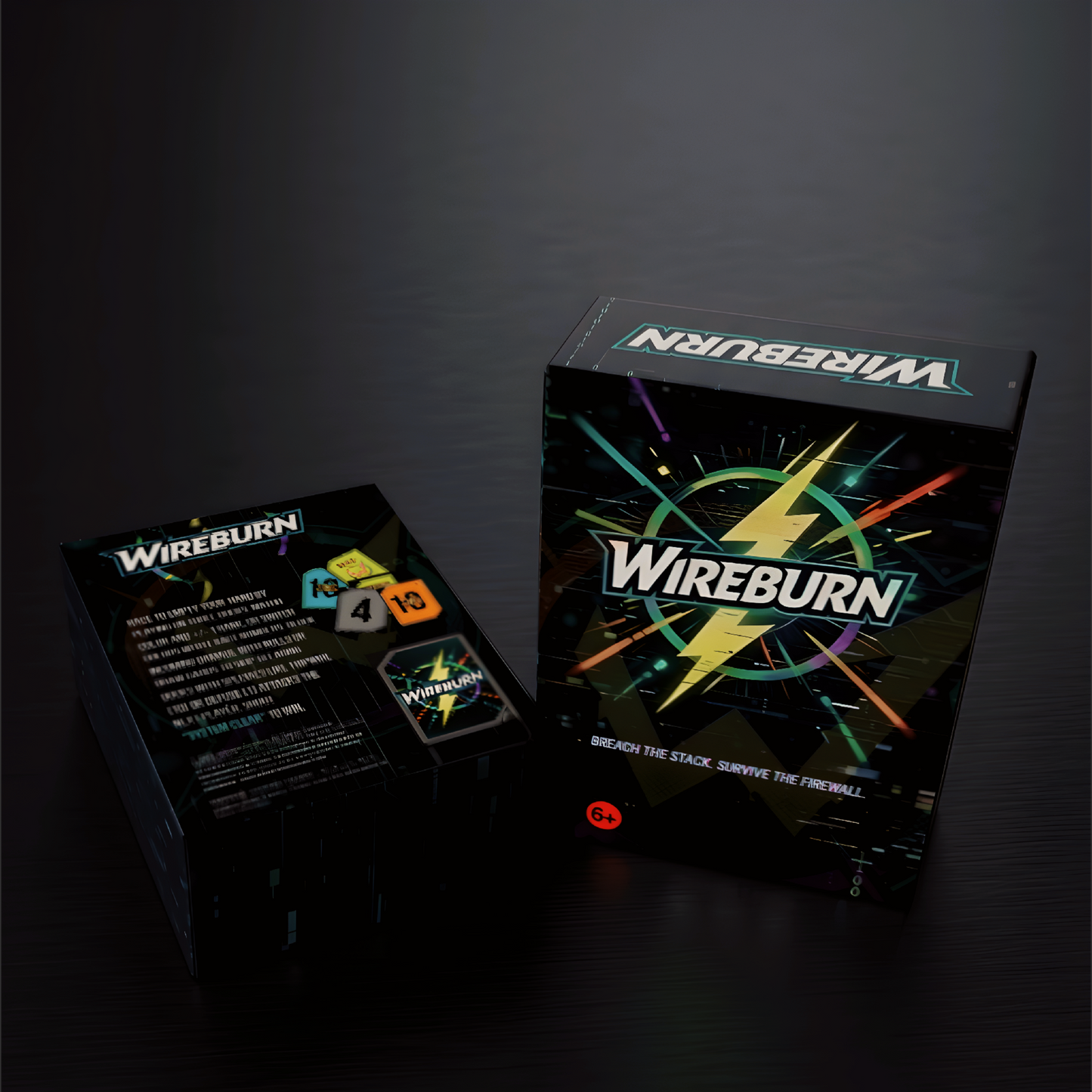 Wireburn – Cyberpunk Strategy Card Game (2–6 Players)