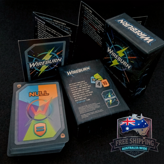 Wireburn – Cyberpunk Strategy Card Game (2–6 Players)