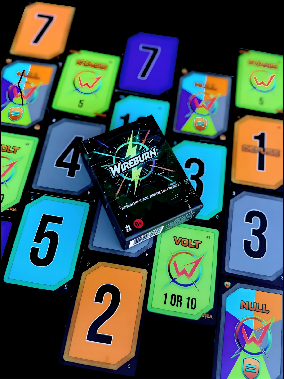 WIREBURN - Cyberpunk Strategy Card Game (2–6 Players)