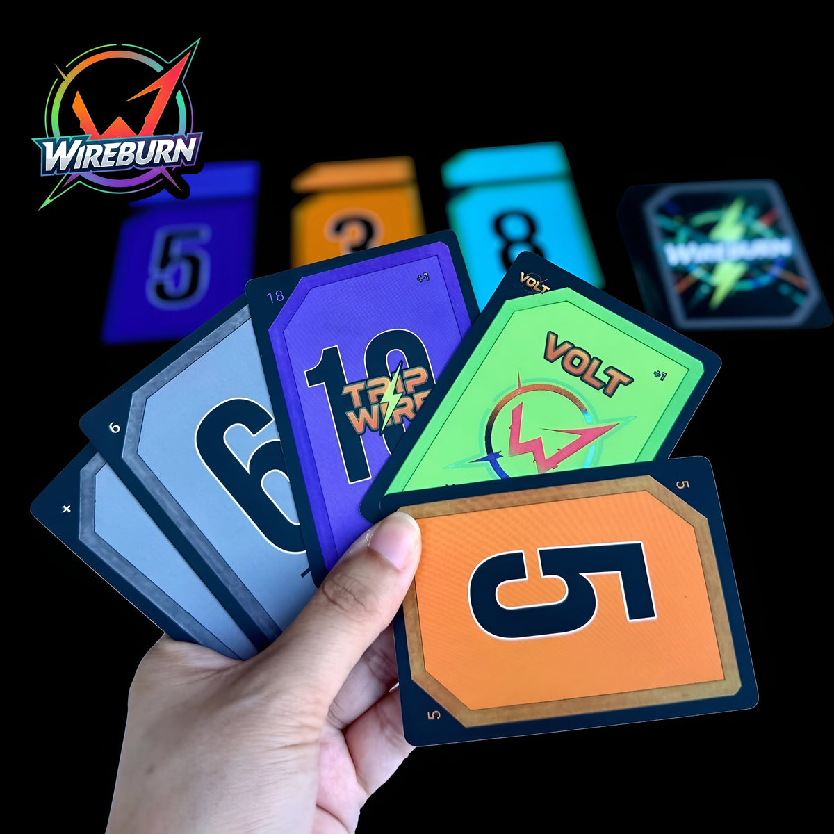 WIREBURN - Cyberpunk Strategy Card Game (2–6 Players)